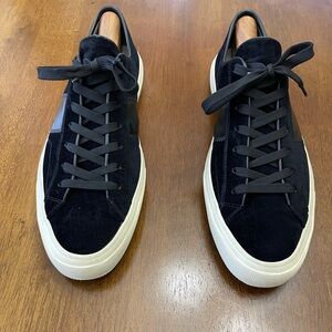 TOM FORD
Men's Cambridge Suede Low-Top Sneakers